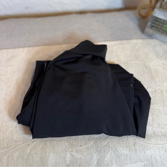 Nike Golf Mens Tour Performance Mock Neck Shirt L Black Long Sleeve Dri-Fit - Picture 9 of 9